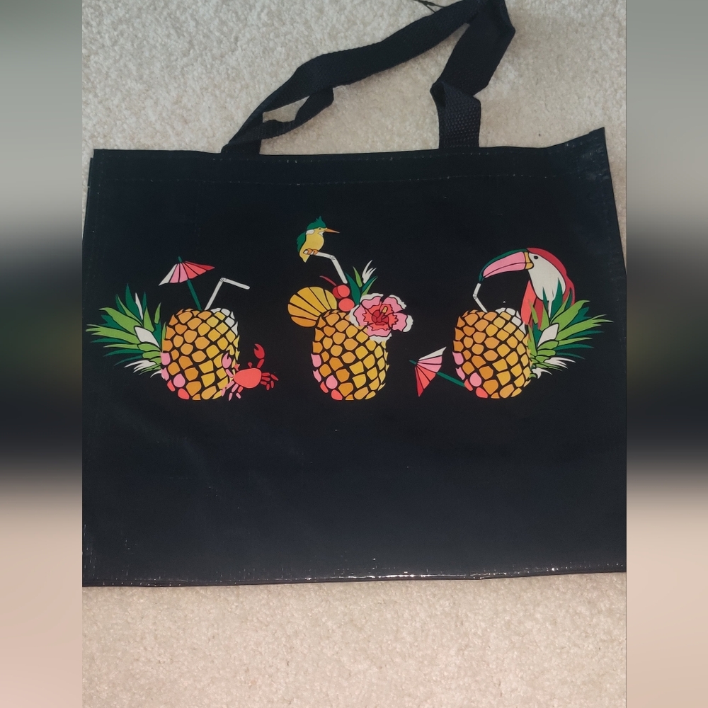 Vera Bradley Toucan Pineapple Market Tote Bag